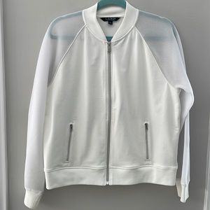 Lauren Ralph Lauren White Bomber Jacket